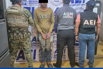 Fiscalía de Oaxaca detiene en Salina Cruz a hombre requerido por autoridades de Chiapas por su probable responsabilidad en el delito de robo con violencia