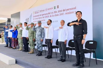 Asiste Ray Chagoya a la ceremonia de apertura del Segundo Escalón 2026 del Servicio Militar Nacional
