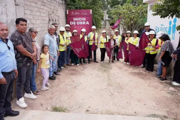 Xoxocotlán inicia rehabilitación de Avenida Quinta Las Águilas y cuatro obras de pavimentación