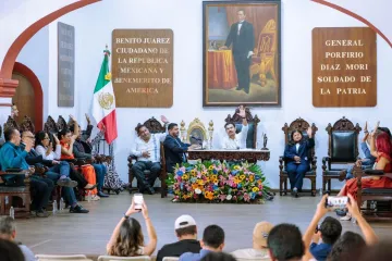 Ray Chagoya informa medidas de seguridad y supervisión permanente en obra privada Parque Oaxaca