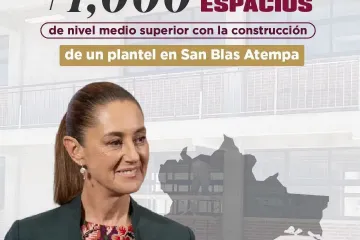 Celebra Nino Morales logros de Sheinbaum en infraestructura educativa