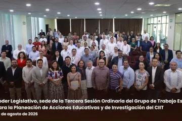 Poder Legislativo, sede de la Tercera Sesión Ordinaria del Grupo de Trabajo Estatal para la Planeación de Acciones Educativas y de Investigación del CIIT