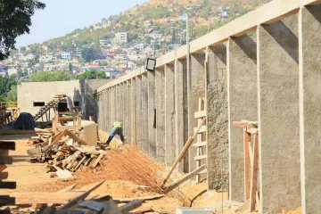 Avanza la obra de rehabilitación en el Parque del Amor