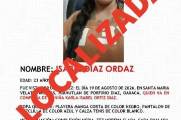 Fiscalía de Oaxaca localiza a mujer y a su hija reportadas como no localizadas