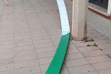 Dañan adornos en el Centro de Juchitán