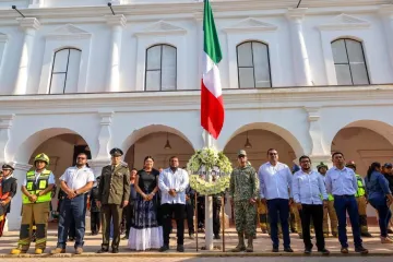 Conmemoran 9 años del sismo que sacudió a Juchitán