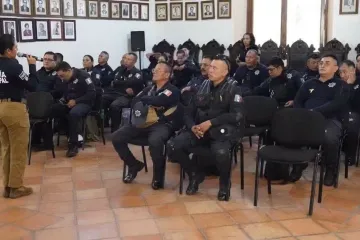 Fortalecen capacitación de elementos de la Policía Municipal de Oaxaca de Juárez