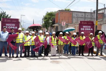 Arranca Nancy Benítez más obras de infraestructura vial en Xoxocotlán