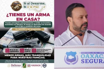 Invitan a participar en campaña “Sí al Desarme, Sí a la Paz” en San Pedro Pochutla