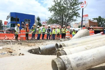 Paso a Desnivel Monumento a Juárez registra avance; Ray Chagoya supervisa siete frentes de obra 