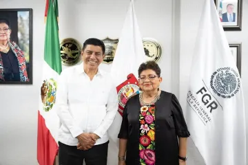 Ernestina Godoy reconoce avances en Oaxaca y refrenda coordinación con Salomón Jara