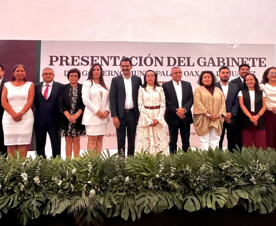 Ray Chagoya presentó a su gabinete