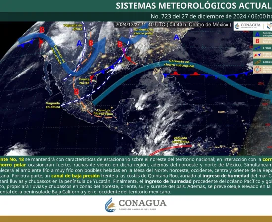 Se mantendrá ambiente frío y lluvias escasas para este viernes en Oaxaca