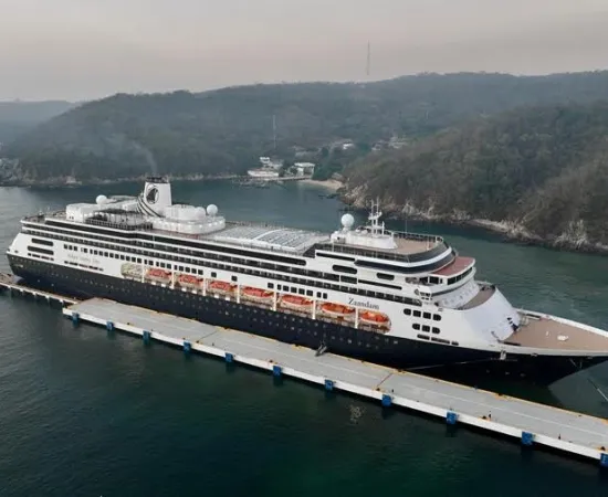 Llega primer crucero del 2025 a Huatulco