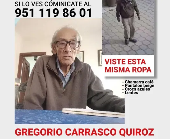 Ayuda a localizar a don Gregorio