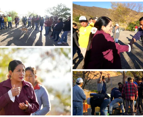 Impulsa Nancy Benítez Tequios Bienestar para transformar Xoxocotlán