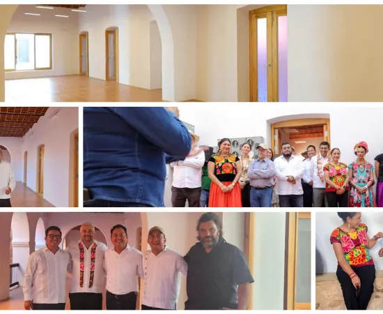 Atestigua Nino Morales renovación de Palacio Municipal de Juchitán