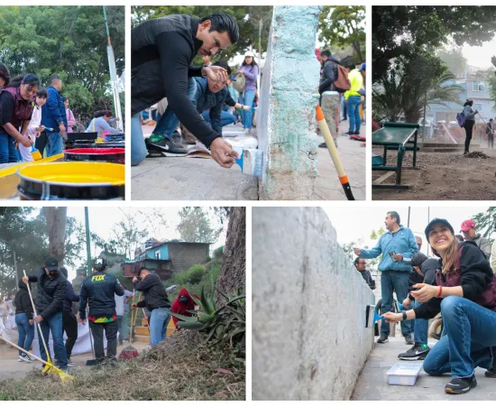 Participación ciudadana impulsa el rescate de espacios públicos en Oaxaca de Juárez