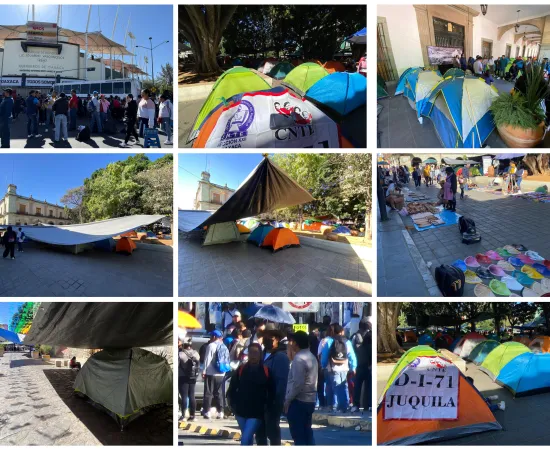 Caos en Oaxaca por bloqueos de la Sección 22
