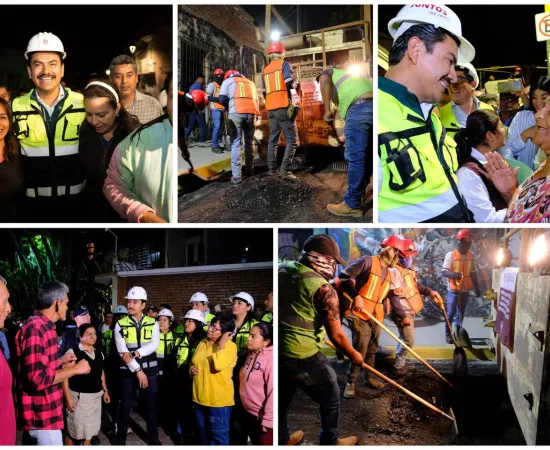 Celebran inicio de obras de bacheo en Oaxaca de Juárez
