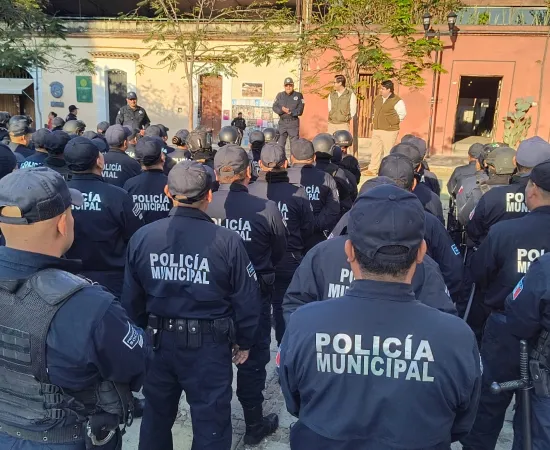 Policías de Oaxaca de Juárez concluyen capacitación sobre justicia cívica