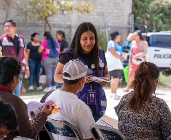 Vecinas y vecinos del Ejido Guadalupe Victoria se benefician con diversos servicios en Cayapadu Lii