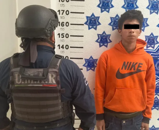 Detienen a sujeto en la capital por presunto robo
