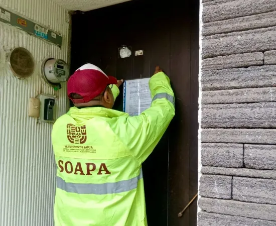 Exhorta Soapa a evitar el desperdicio de agua potable