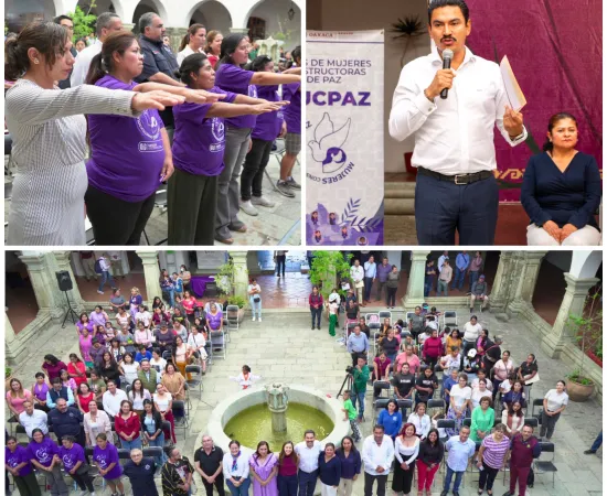 Integran Redes de Mujeres Constructoras de Paz en Oaxaca de Juárez