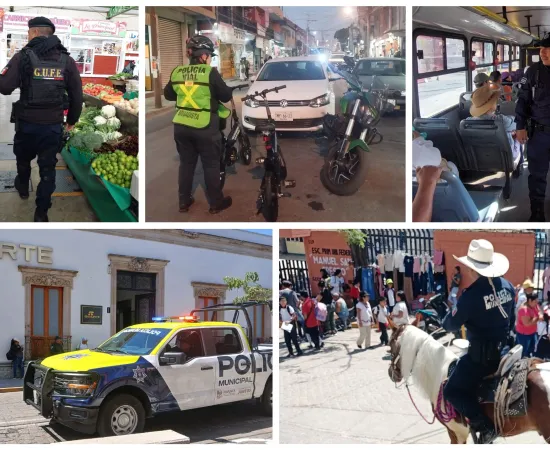 Fortalece Oaxaca de Juárez su seguridad con acciones clave en beneficio vecinas y vecinos