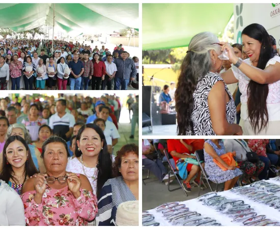 Xoxocotlán refuerza su compromiso social con la entrega de lentes para vista cansada