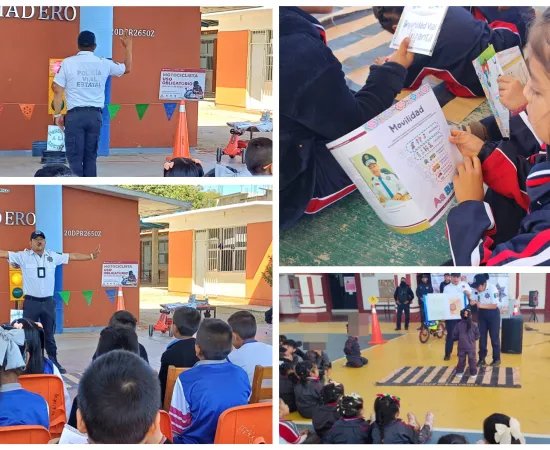 Participan escolares de San Francisco Telixtlahuaca en la Semana de Educación Vial