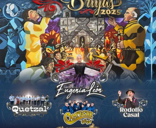 Eugenia León en los tradicionales Martes de Brujas en Xoxocotlán