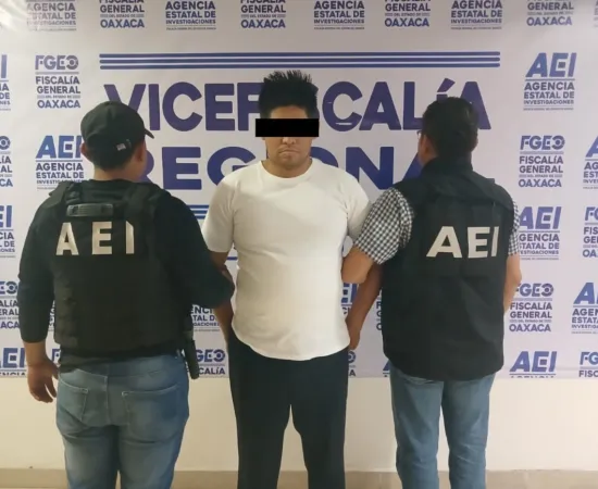 Detienen a sujeto por feminicidio cometido en Mitla