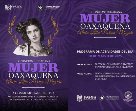 Mujeres oaxaqueñas serán galardonadas en Sesión Solemne de Cabildo