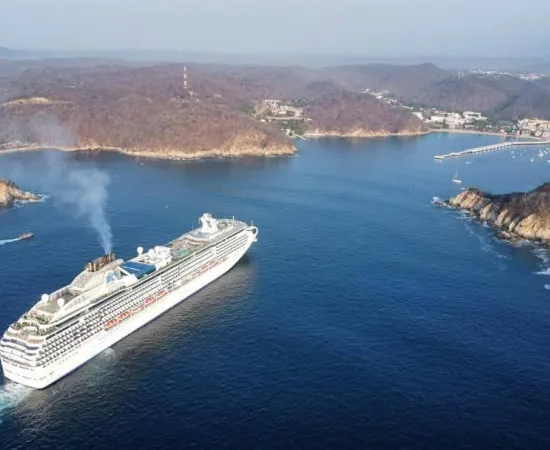 Huatulco da la bienvenida al crucero: Coral Princess