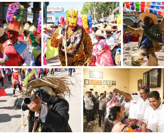 Vive Santiago Juxtlahuaca el Día Grande de su Carnaval