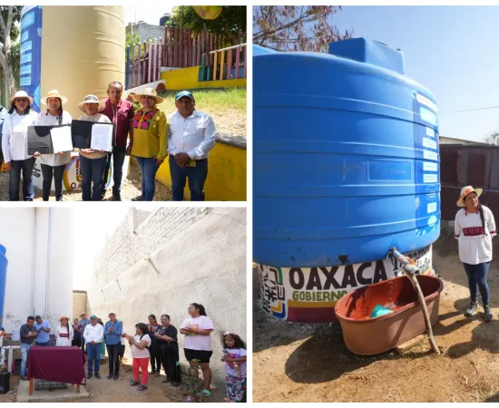 Santa Cruz Xoxocotlán garantiza acceso al agua con entrega de hidrantes móviles