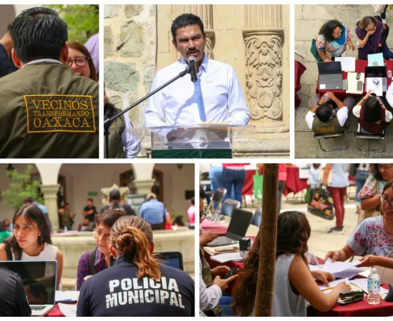 Inicia la sexta jornada de Diálogos Vecinales en Oaxaca de Juárez