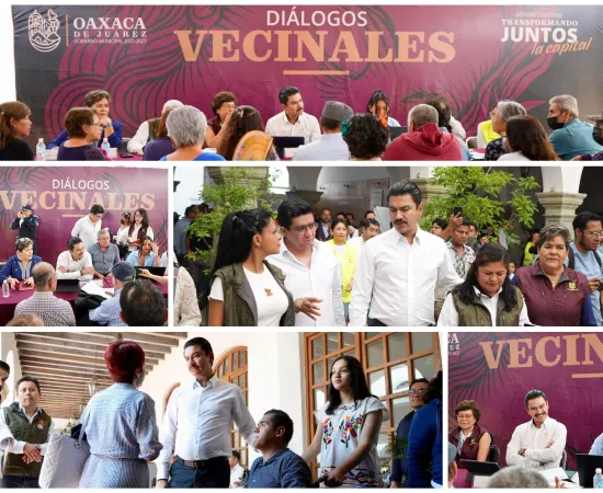 Con nutrida asistencia concluyen los Diálogos Vecinales en Oaxaca de Juárez