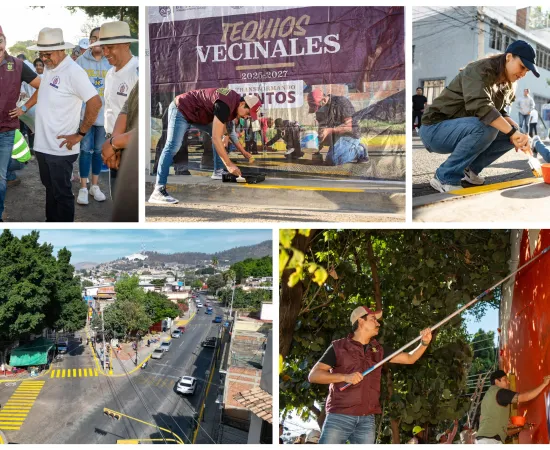 El barrio de la Merced cuenta con un nuevo rostro tras el Tequio Vecinal realizado este domingo
