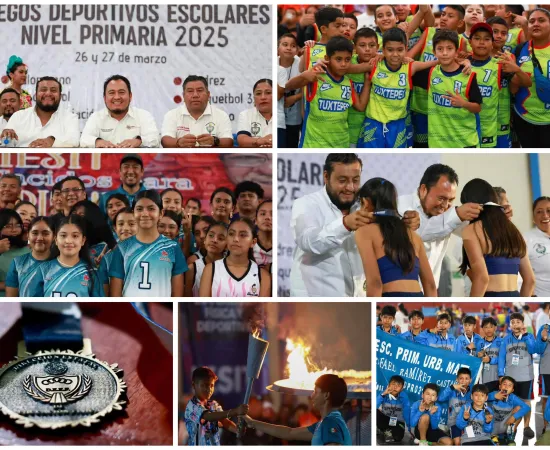 Inauguran los Juegos Deportivos Escolares 2025