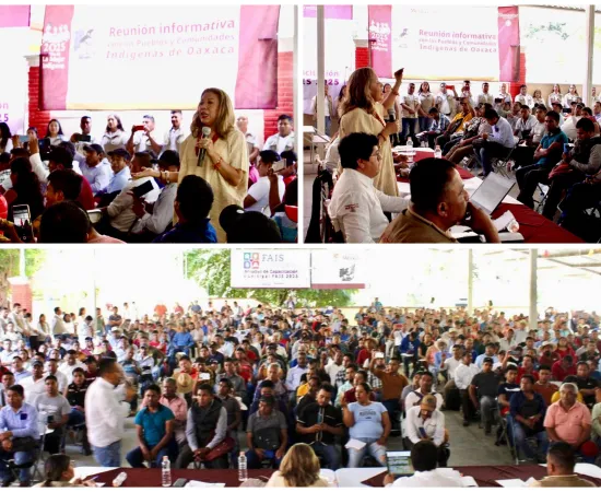 Encabeza Nancy Ortiz  reunión informativa con Pueblos y Comunidades Indígenas de Oaxaca