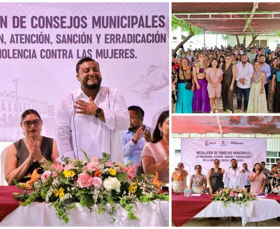 Gobierno juchiteco instala consejos para priorización de obras y para prevenir la violencia contra las mujeres 