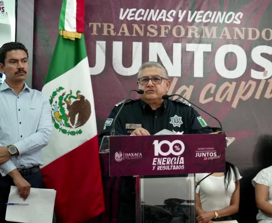 Disminuye la incidencia delictiva en Oaxaca de Juárez durante los primeros 100 días de gobierno de Ray Chagoya