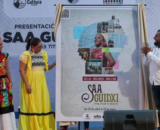 Juchitán anuncia el inicio de sus fiestas titulares con la presentación del cartel "Saa Guidxi 2025"