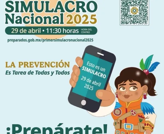 ¡Mañana se realizará el primer simulacro nacional!