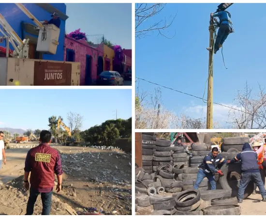 Mejoran Servicios Vecinales en Oaxaca de Juárez