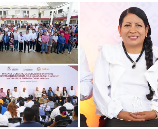 Firman convenio Ayuntamiento de Xoxocotlán e INAH para preservar y difundir el patrimonio cultural