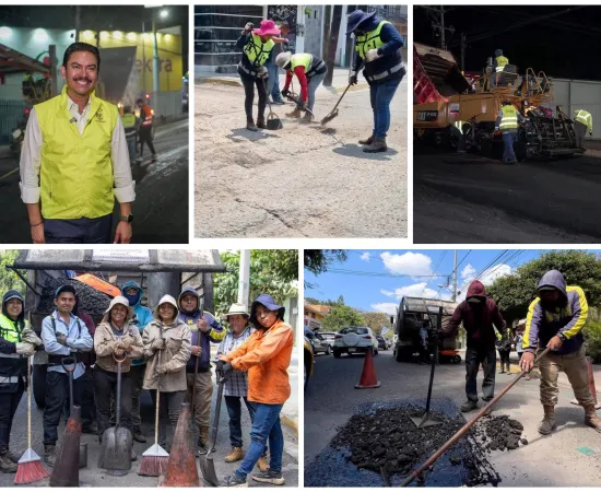 Mega Plan de Bacheo y Reencarpetamiento avanza en Oaxaca de Juárez